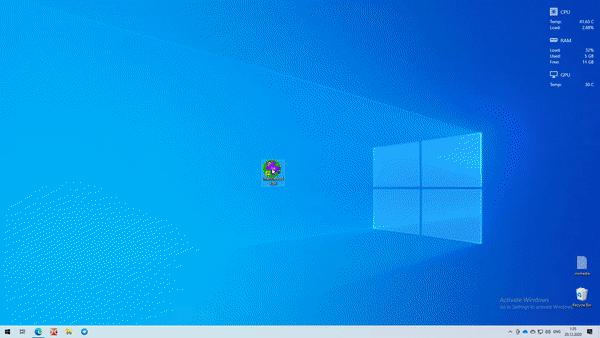 Или жмем Options > Properties/Settings > Viewing > Main window color