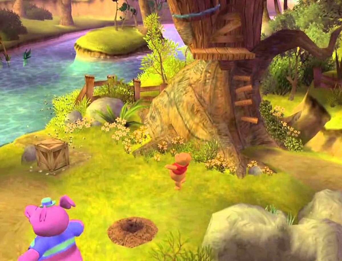 Кадр из игры Winnie the Pooh's Rumbly Tumbly Adventure