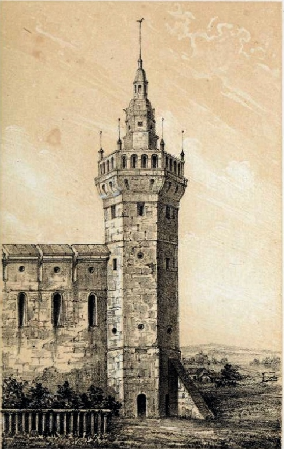 Гравюра уточьей башни. Рисунок взят из свободных источников в сети.