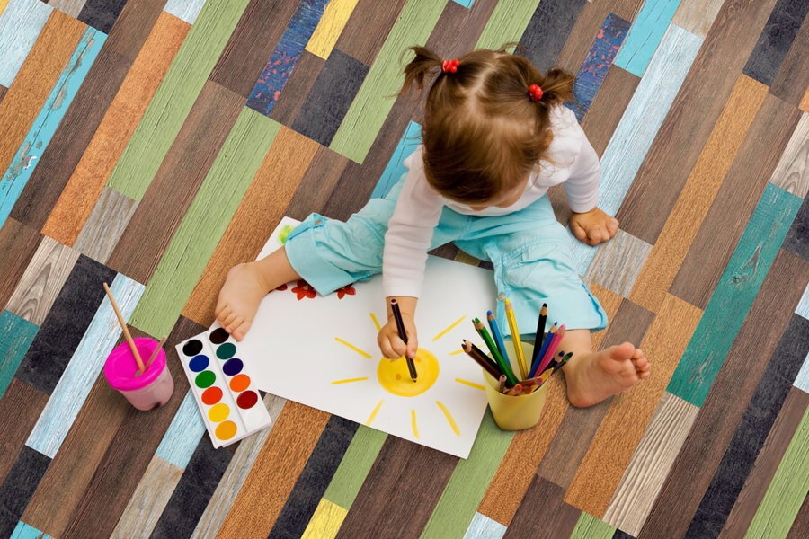 Ламинат для детской комнаты: особенности выбора и монтажа