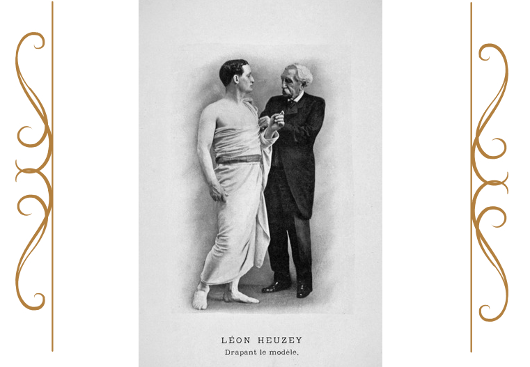 Профессор Эзей за работой. Из книги "Ancient Greek Dress and Modern Dress Theory"