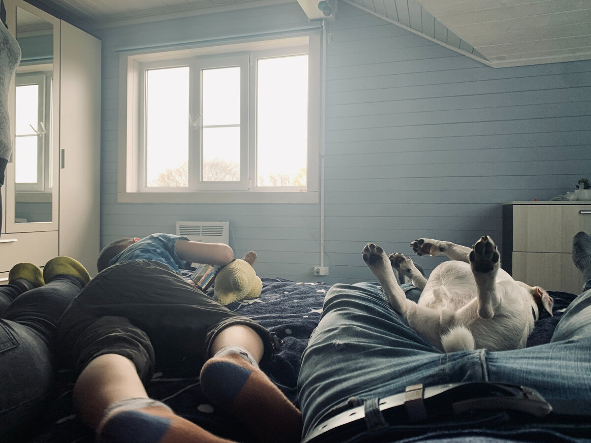 поел и уснул :)