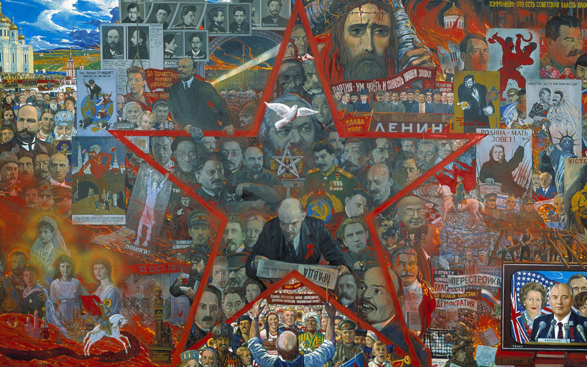 Картина Глазунова Мистерия 20 века. Глазунов Великий эксперимент картина. Картина Ильи Глазунова Великий эксперимент.