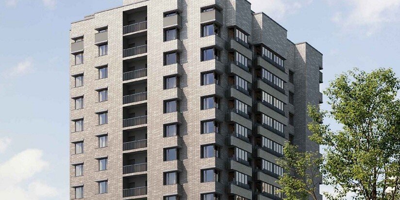 Фасад дома на Ангарской, 33А