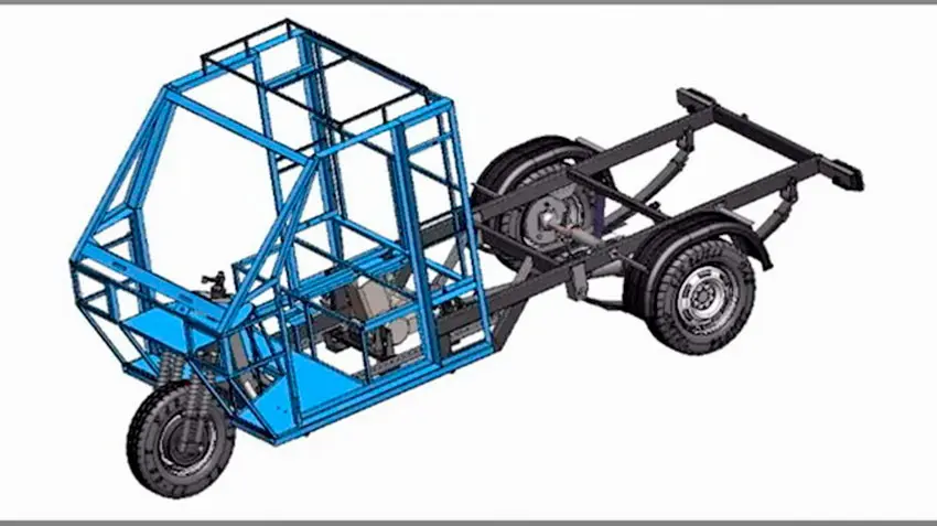 Трицикл грузовой l5002c шасси