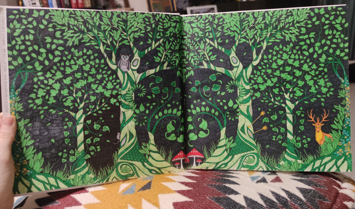 Мой любимый разворот. Интересно, что бы сказали психологи?