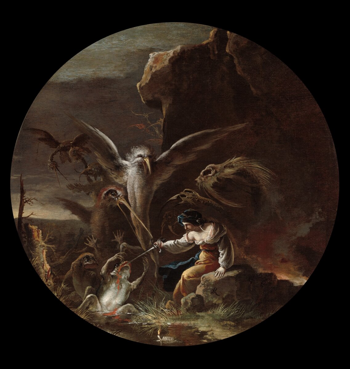 Картины сальватора розы