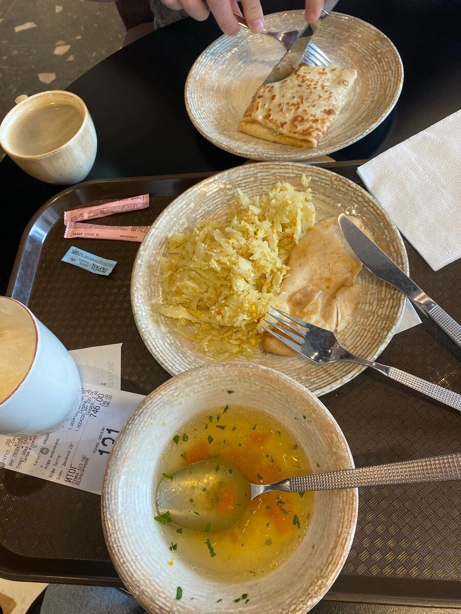 Спортивный обед для дочи