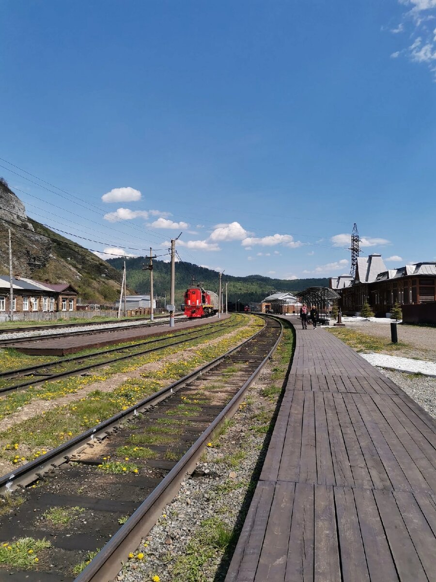 Конечная станция КБЖД  порт Байкалъ