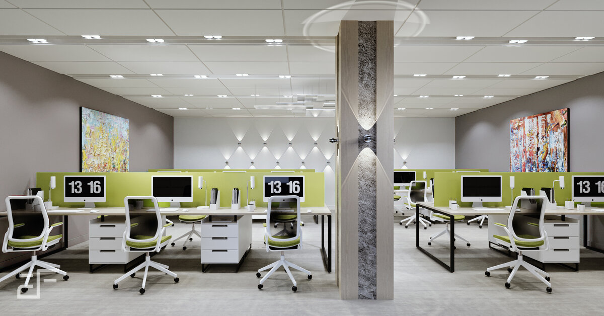 Варианты дизайна интерьера офисных помещений