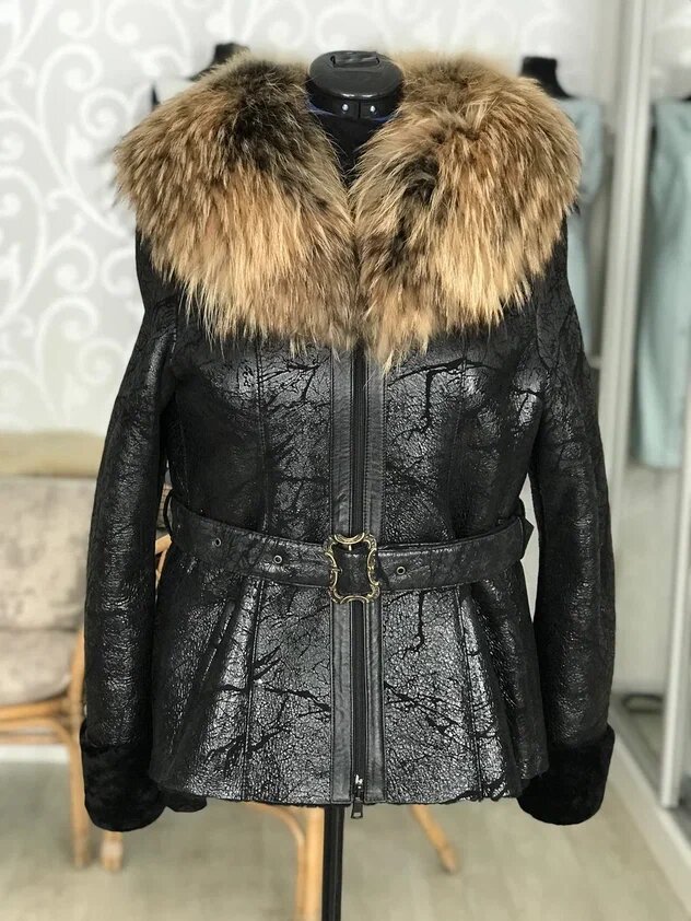 Расширение дубленки. Ателье Ирины Берзиной.