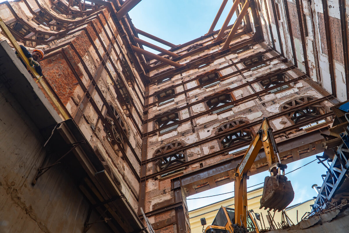 Бережная реконструкция исторического особняка по технологии up-down