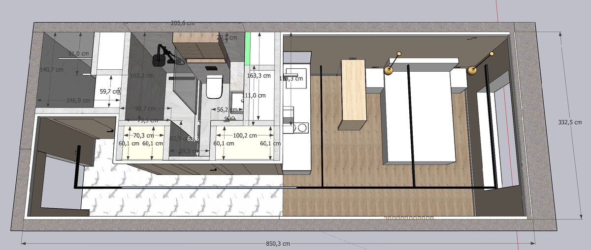 Мой план в Sketchup