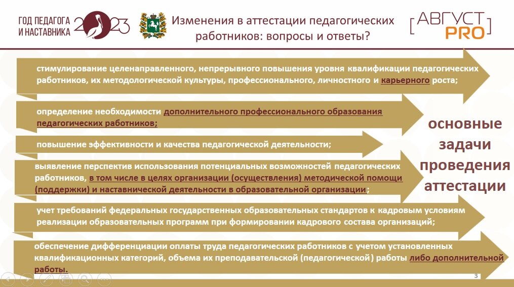 Изменения в аттестации