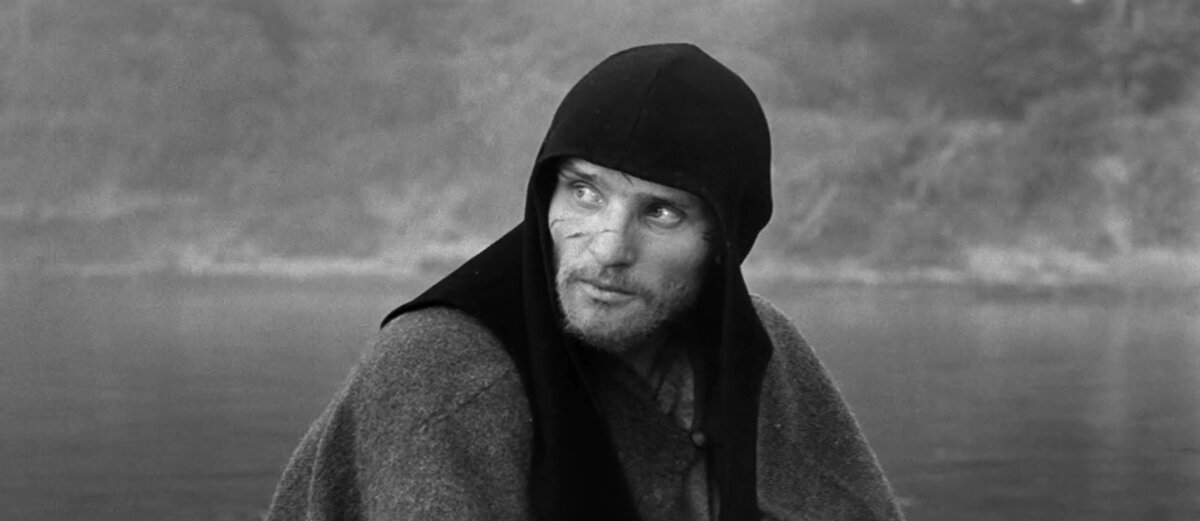 Кадр из кинофильма "Страсти по Андрею", 1966 г., режиссер Андрей Тарковский, сценаристы Андрей Кончаловский, Андрей Тарковский, композитор Вячеслав Овчинников (скриншот)