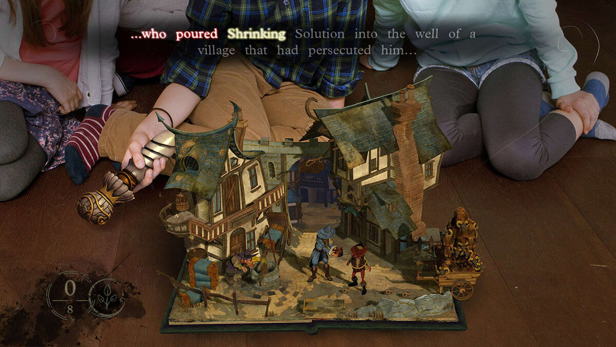 Wonderbook: Book of Spells использует дополненную реальность