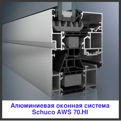 Алюминиевая оконная система Schuco AWS 70.HI+