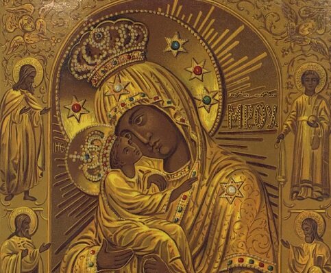 Почаевская Икона. XIX в.