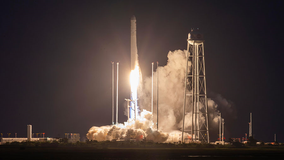 Запуск РН Antares-230+ с ГКК Cygnus NG-19. Фото: NASA