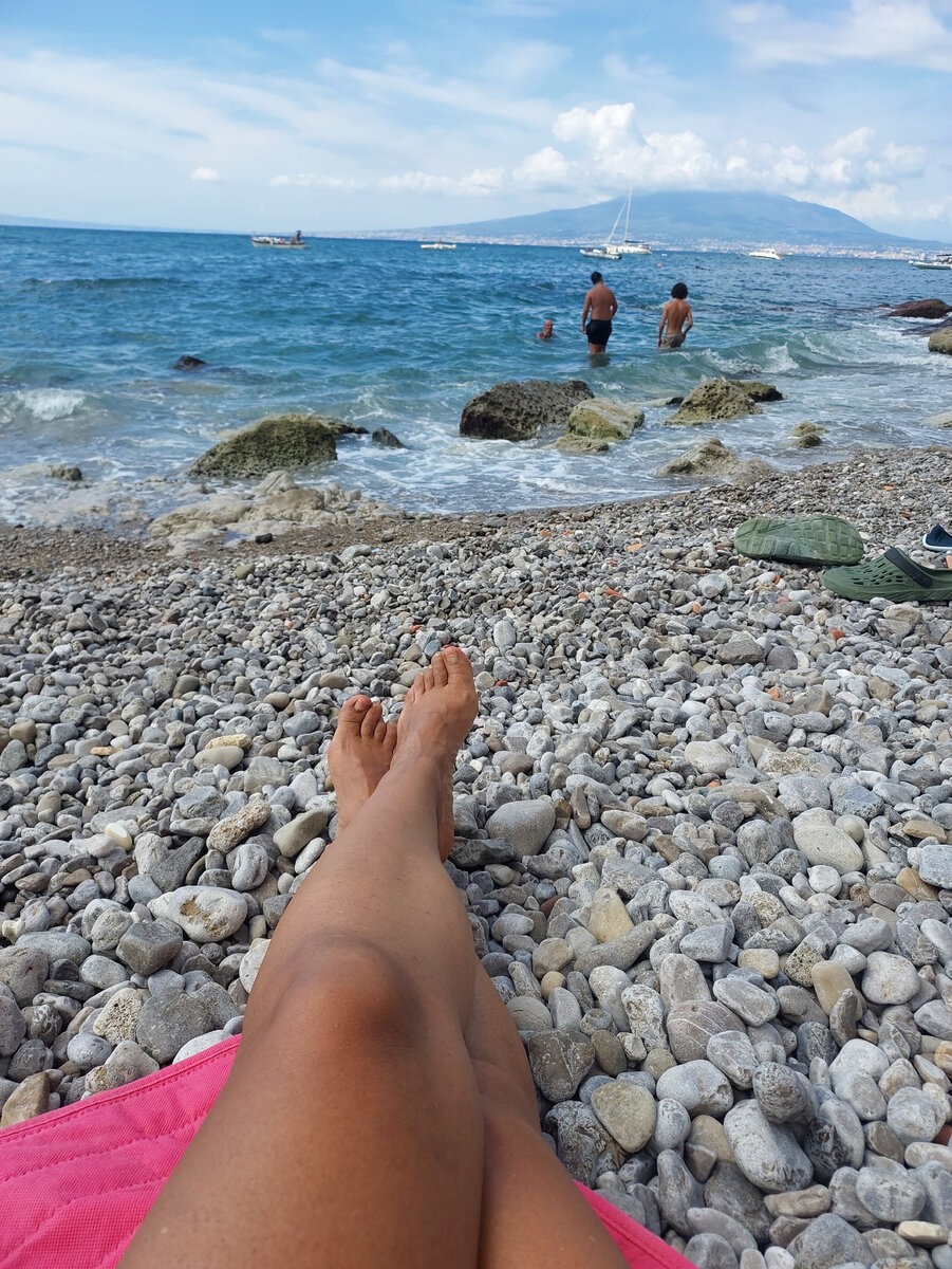 Пляж Сеано, Италия. Фото автора канала 