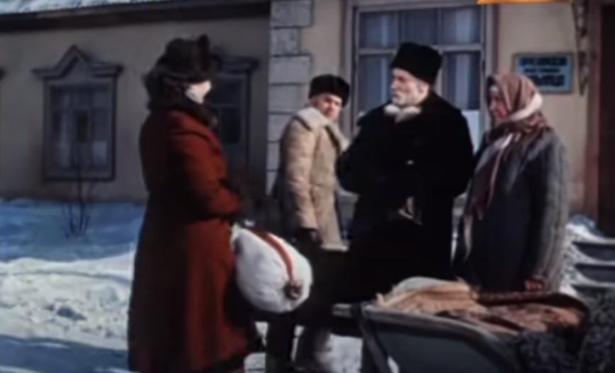 Кадр из фильма "Сельский врач" (1951), режиссёр Сергей Герасимов