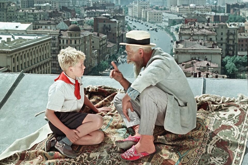 Кадр из фильма «Старик Хоттабыч» (1956)