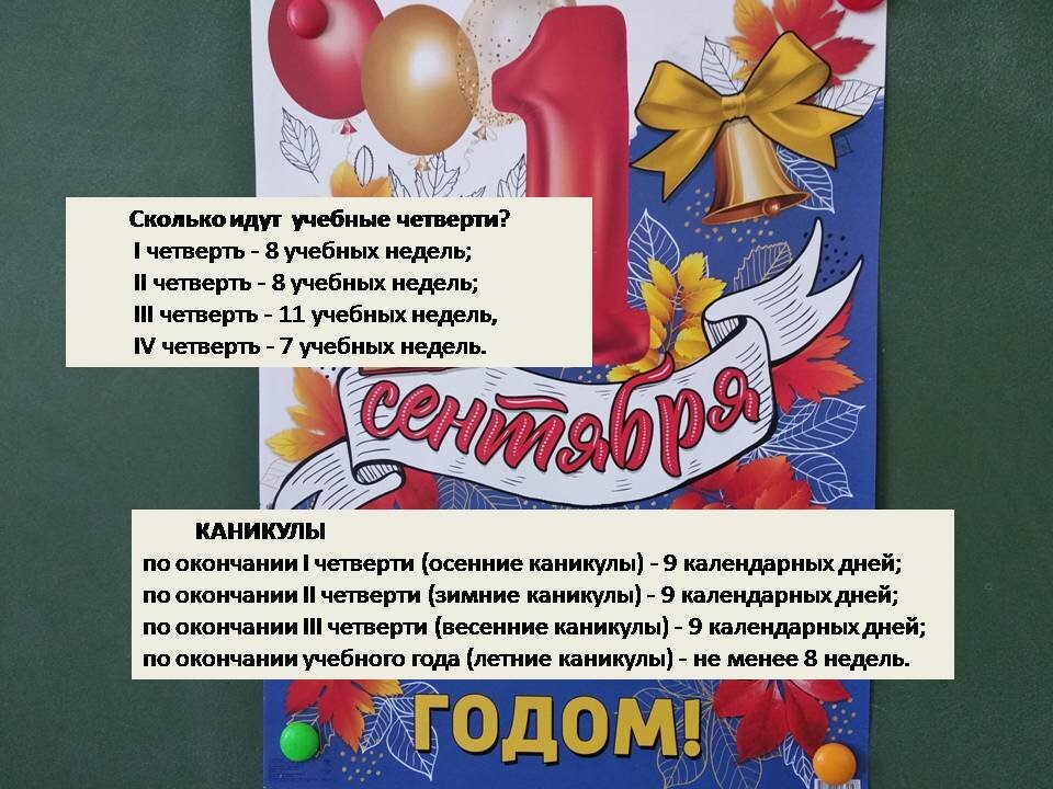 Каникулы 2023 2024 для школьников