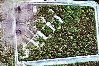    Спутниковый снимок с места ракетного удара по крупному складу боеприпасов ВСУ в Лысогорке Хмельницкой области ©Telegram-канал "Операция Z: Военкоры Русской Весны"