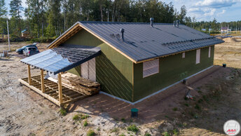 Каркасный дом в Апшеронска кровля