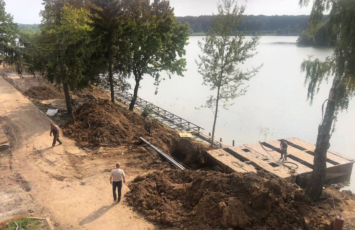    В Железногорске реализуют вторую очередь благоустройства в парке имени Никитина