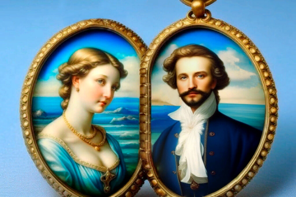 Медальон оказался с секретом.