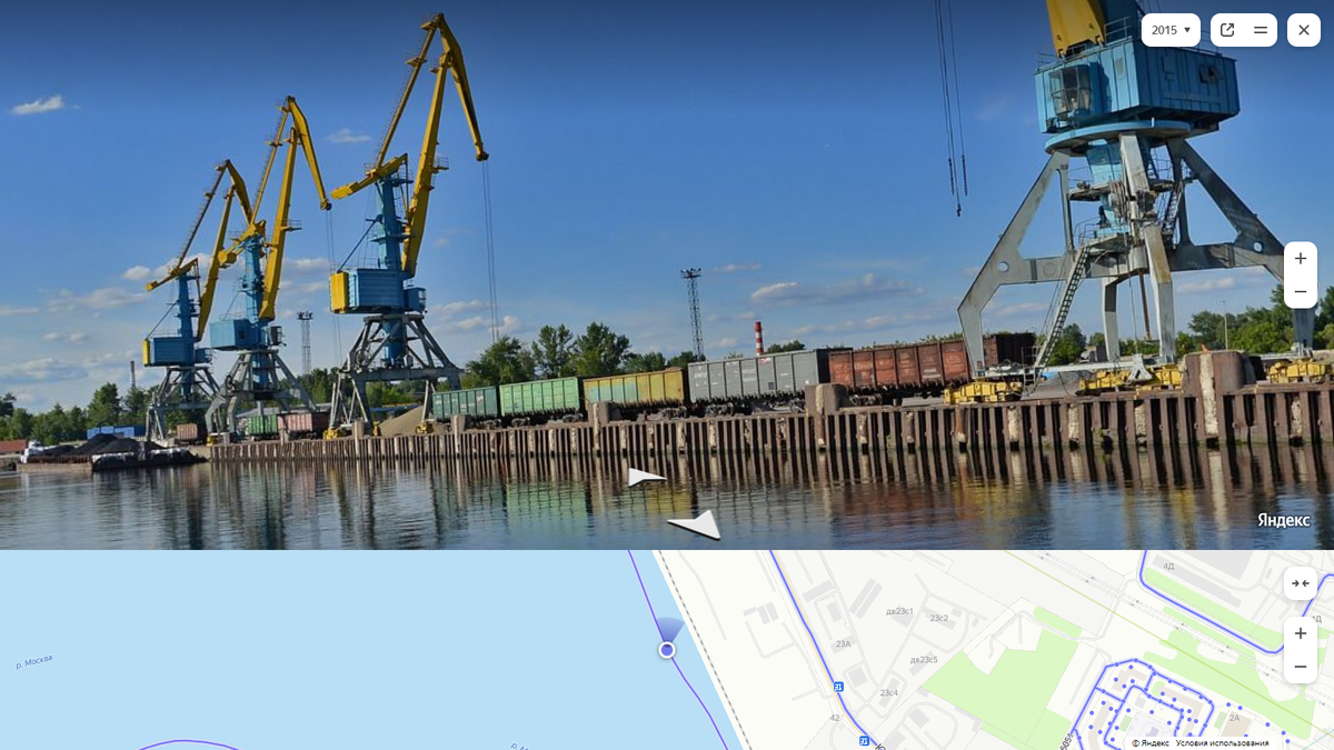 Скриншот с Яндекс.Панорам 2015 г.