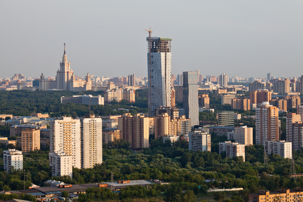 москва высокие дома