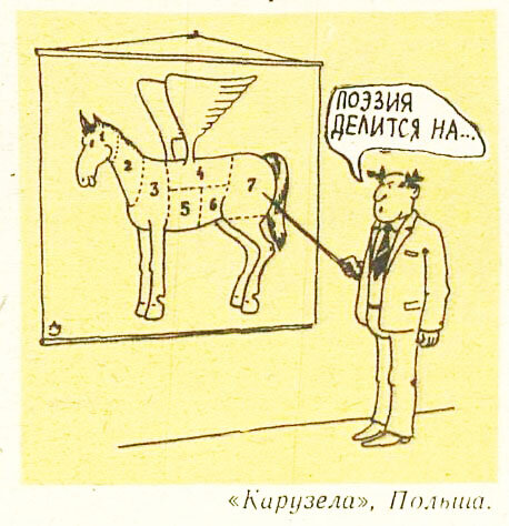 Издание "Карузела", Польша, опубликовано в журнале "Крокодил" №4, 1981