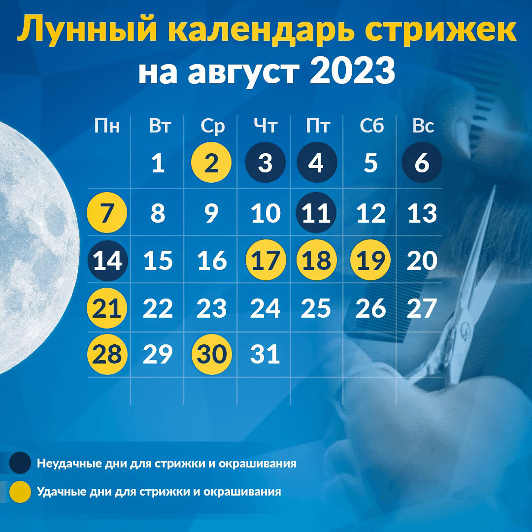 Календарь стрижки ритмы жизни