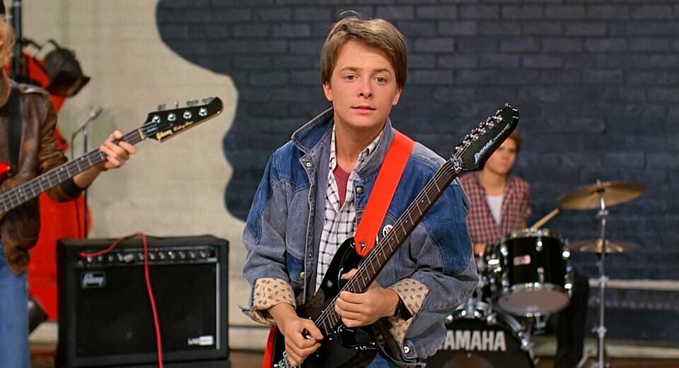 Кадр из популярного фильма *Назад в будущее*