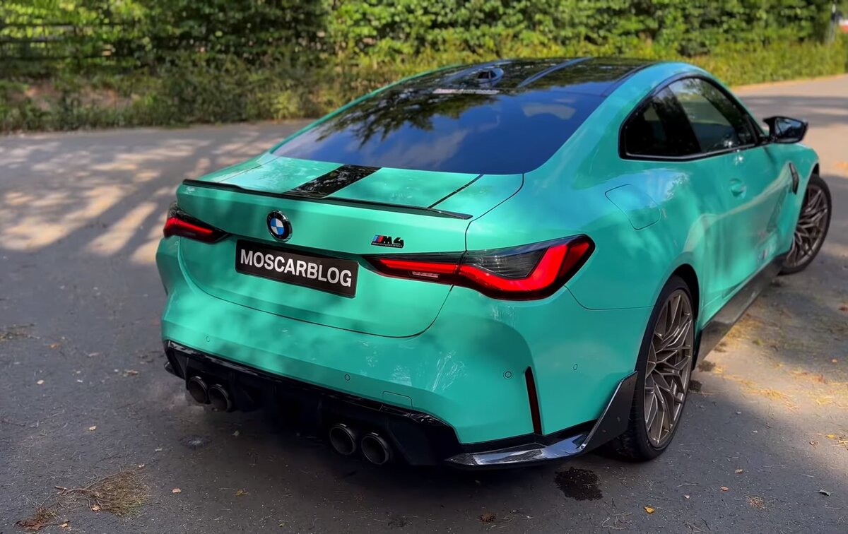 ВИДЕО: BMW M4 Mint Green с деталями M Performance | BMWLAND_official | Дзен