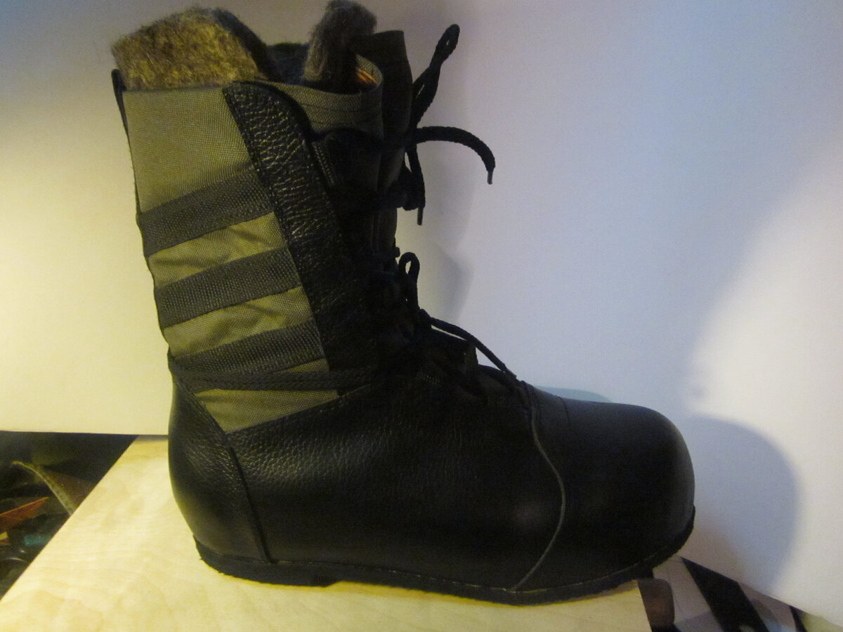 Самый первый контактный ботинок, еще без названия. Октябрь 2016 года