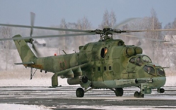 Ми-24П. Источник фото: http://авиару.рф/aviamuseum/aviatsiya/sssr/vertolety/vertolety-kb-milya/mnogotselevoj-udarnyj-vertolet-mi-24/mnogotselevoj-udarnyj-vertolet-mi-24p/