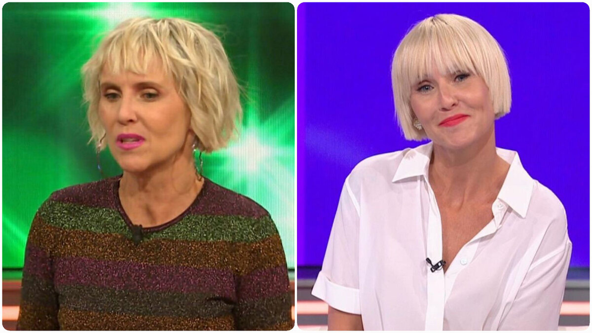 Прямые ровные чёлки. Слева негармонично, справа — отлично)