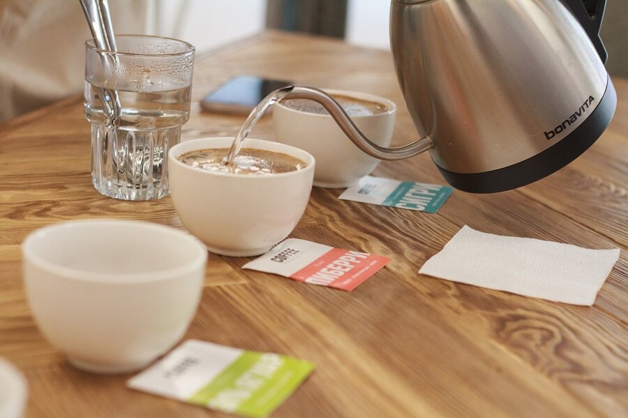 Каппинг в Coffee Project. Оценка кофейного зерна по вкусу и аромату.