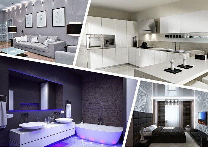 Современный стиль, который находится на пике популярности. Хай-тек подходит только смелым людям с передовыми взглядами, любители более классических и традиционных тем посчитают хай-тек неуютным. Главное преимущество стиля – он идеально подходит для малогабаритных квартир, ведь во многом перекликается с минимализмом. 😎