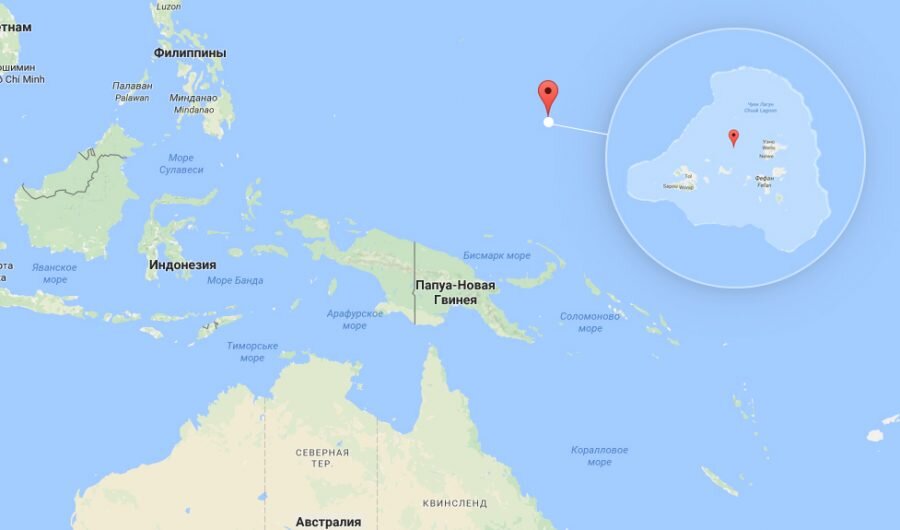 Остров новая гвинея на карте океанов. Остров Папуа новая Гвинея на карте. Лагуна погибших кораблей Чуук на карте.