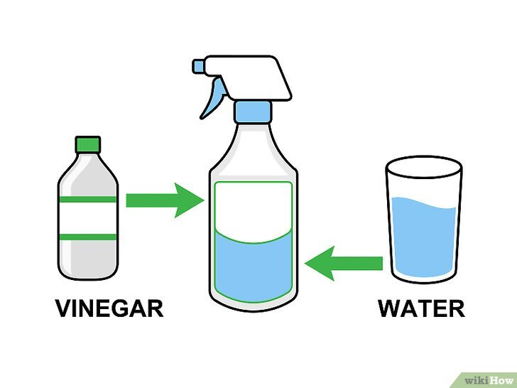Вода и уксус