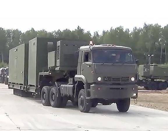 Боевой лазерный комплекс "Пересвет" на шасси КамАЗ