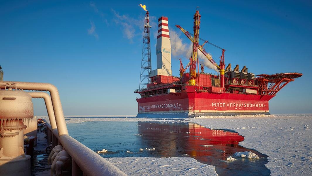 Морская нефтедобывающая платформа «Приразломная». Фото: РИА Новости/Алексей Даничев