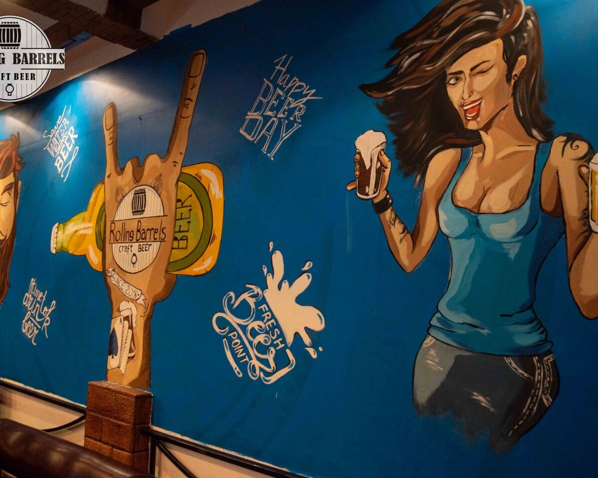 Бар Rolling Barrels на Новом Арбате,13