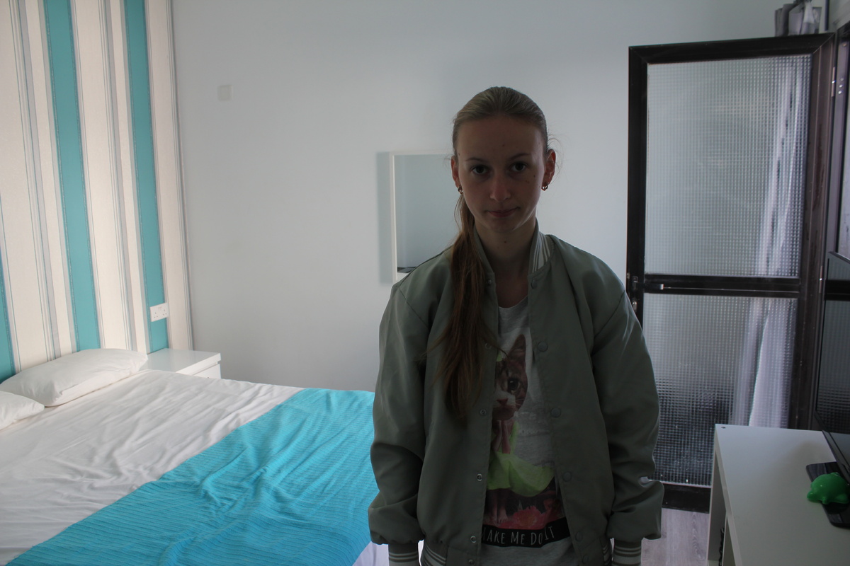 В комнате сразу после заселения