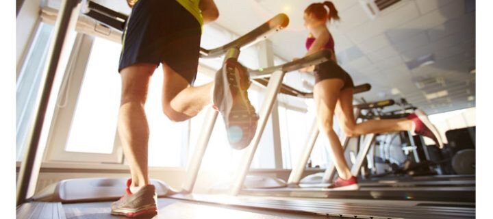 Бег на дорожке ❤️❤️❤️