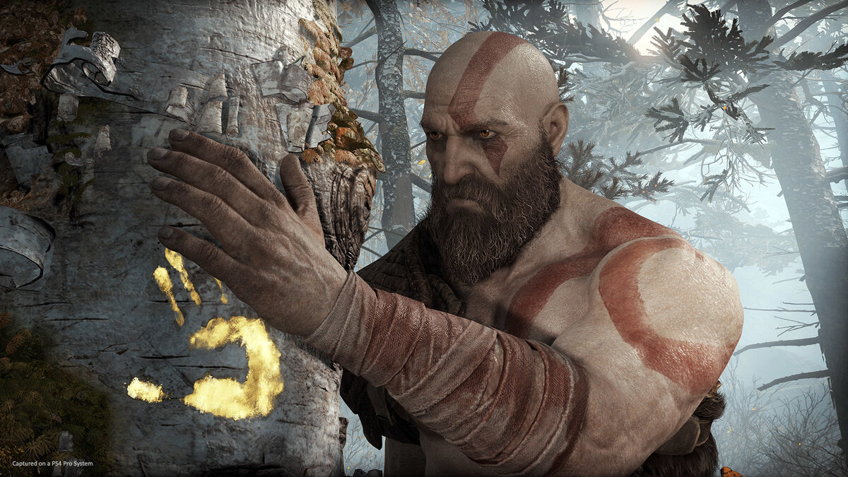 Кадр из игры God of War 